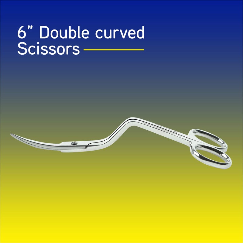 ThreadNanny 6 Inch Double-Curved Machine Embroidery Scissors from ThreadNanny - Image 2